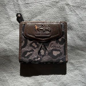 Coach Cheetah Wallet